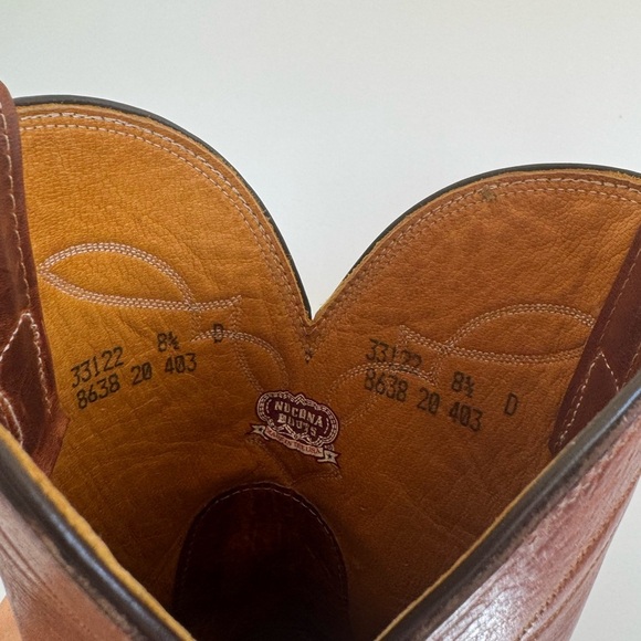 Vintage Western Nocana Cowboy Brown Boots 10 woman’s (8.5 men’s) - Picture 5 of 6